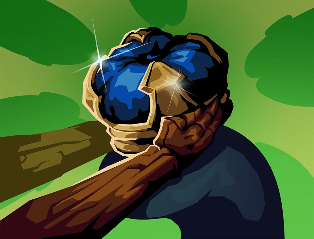 Anointed card art, Slay the Spire 2