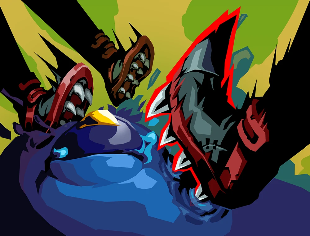Beat Down card art, Slay the Spire 2
