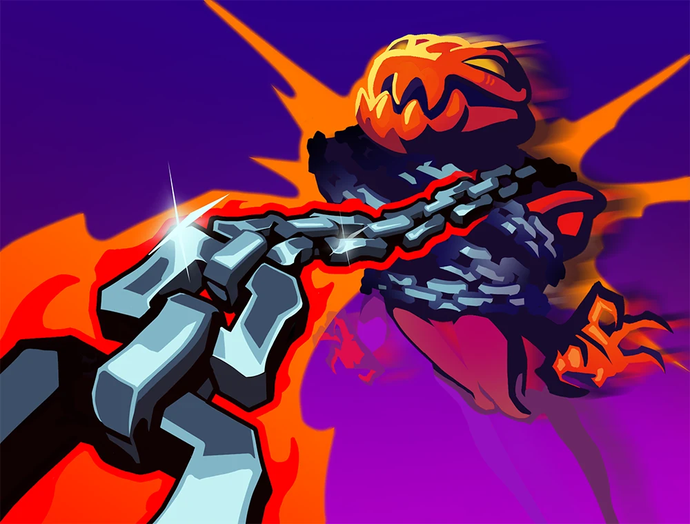 Dark Shackles card art, Slay the Spire 2