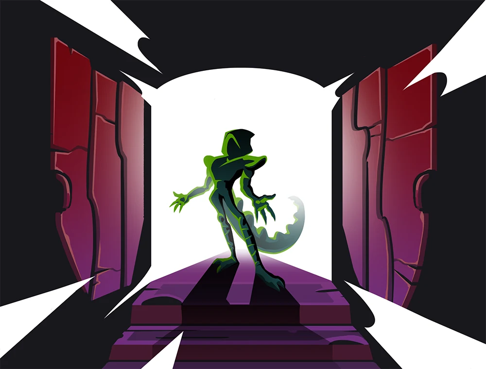 Dramatic Entrance card art, Slay the Spire 2