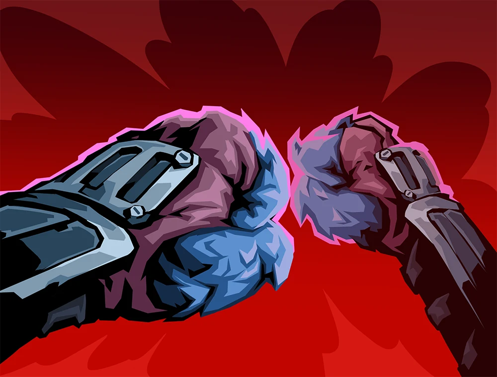 Fisticuffs card art, Slay the Spire 2