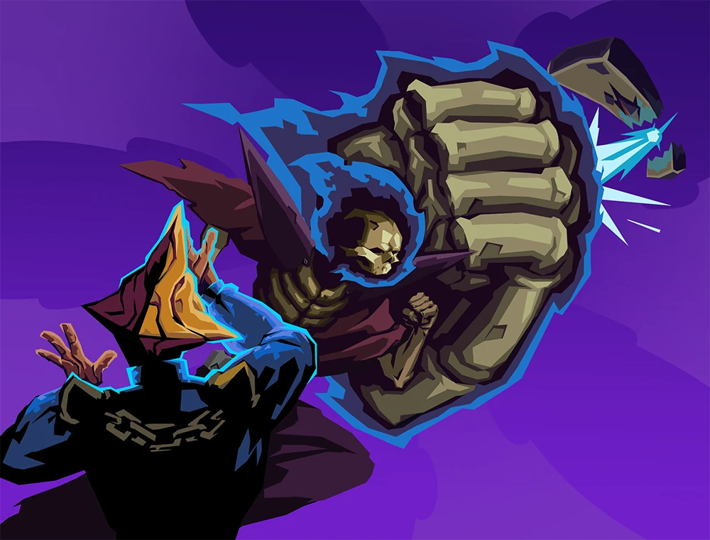 Intercept card art, Slay the Spire 2