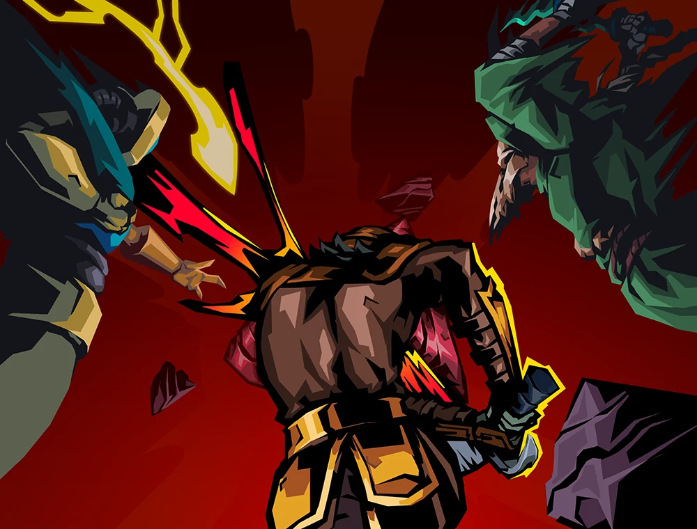 Knockdown card art, Slay the Spire 2