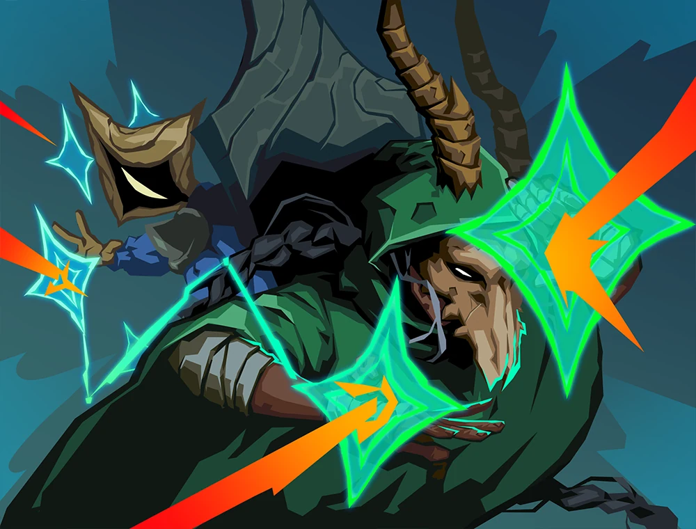 Mimic card art, Slay the Spire 2