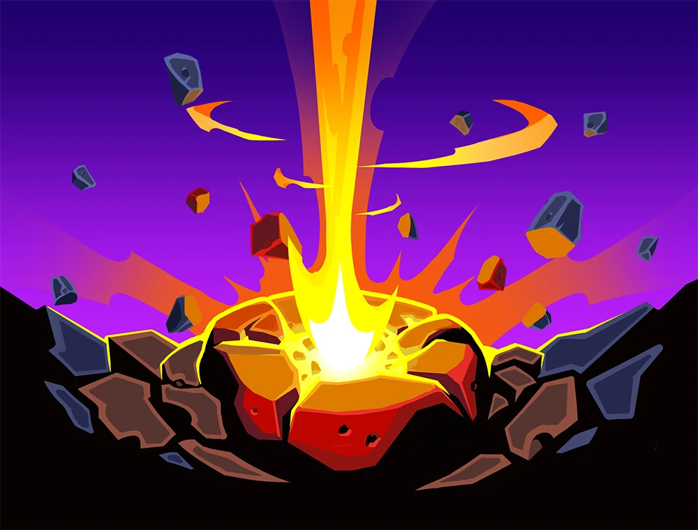 Panic Button card art, Slay the Spire 2