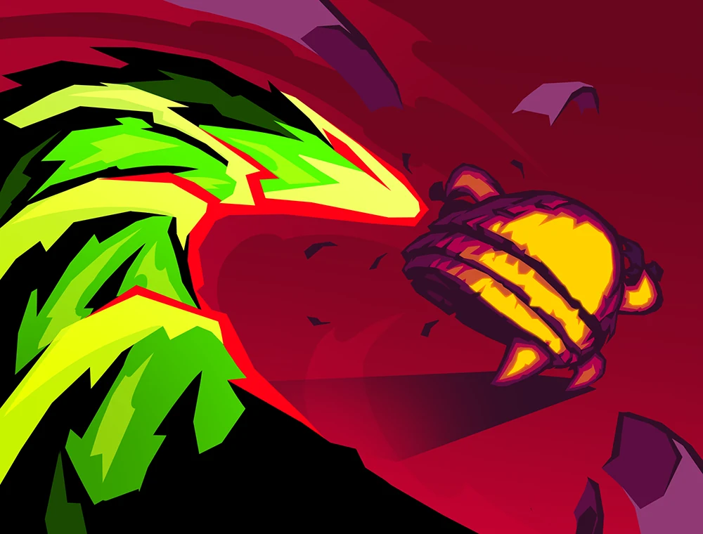 Seeker Strike card art, Slay the Spire 2