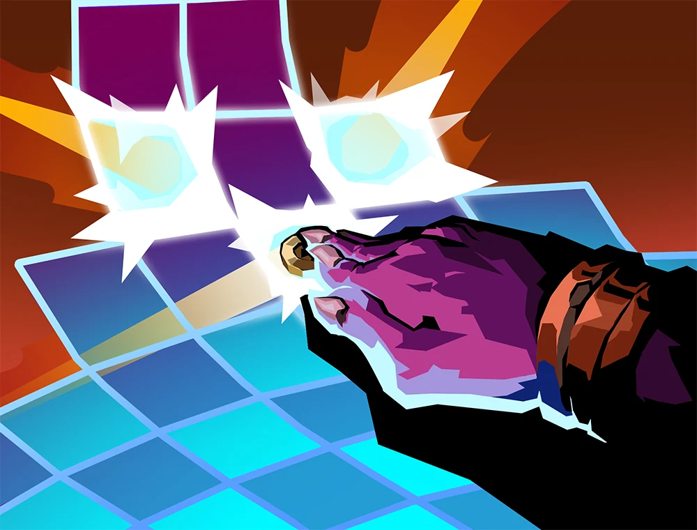 The Gambit card art, Slay the Spire 2
