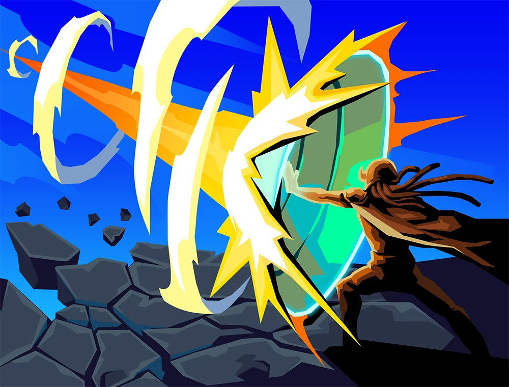 Ultimate Defend card art, Slay the Spire 2