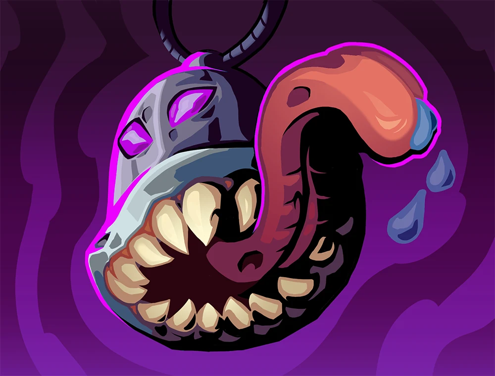 Curse of the Bell card art, Slay the Spire 2