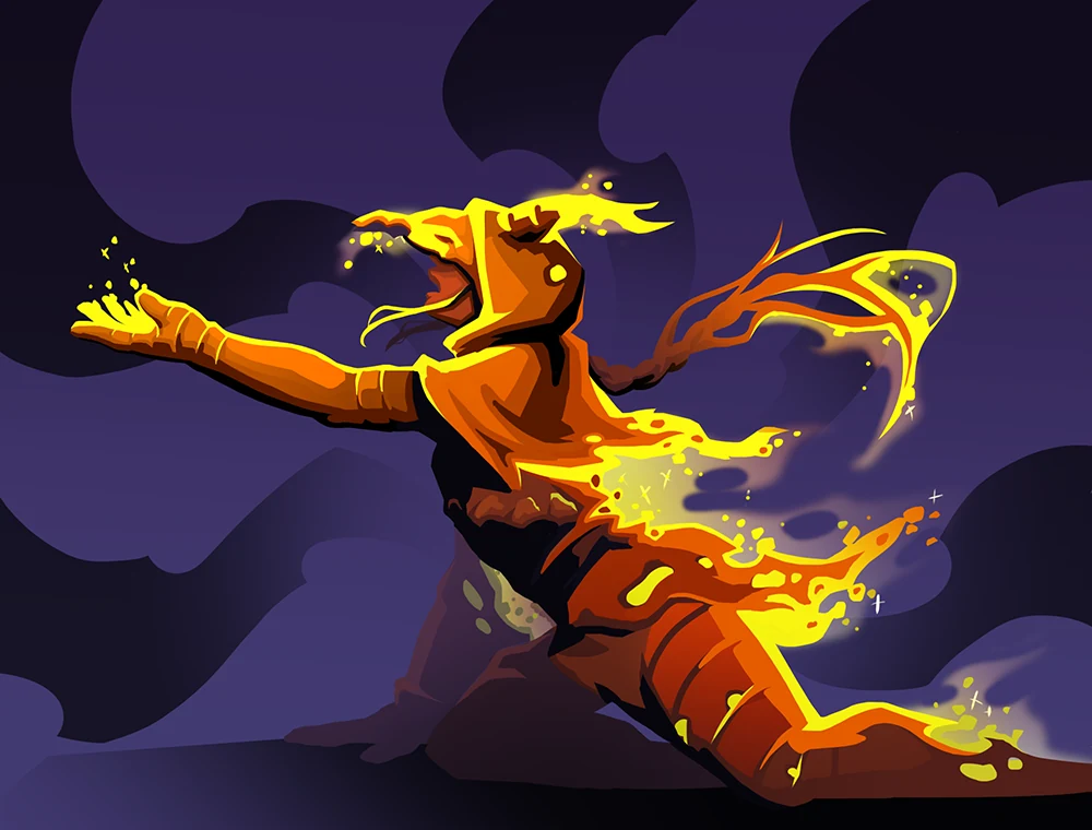 Decay card art, Slay the Spire 2