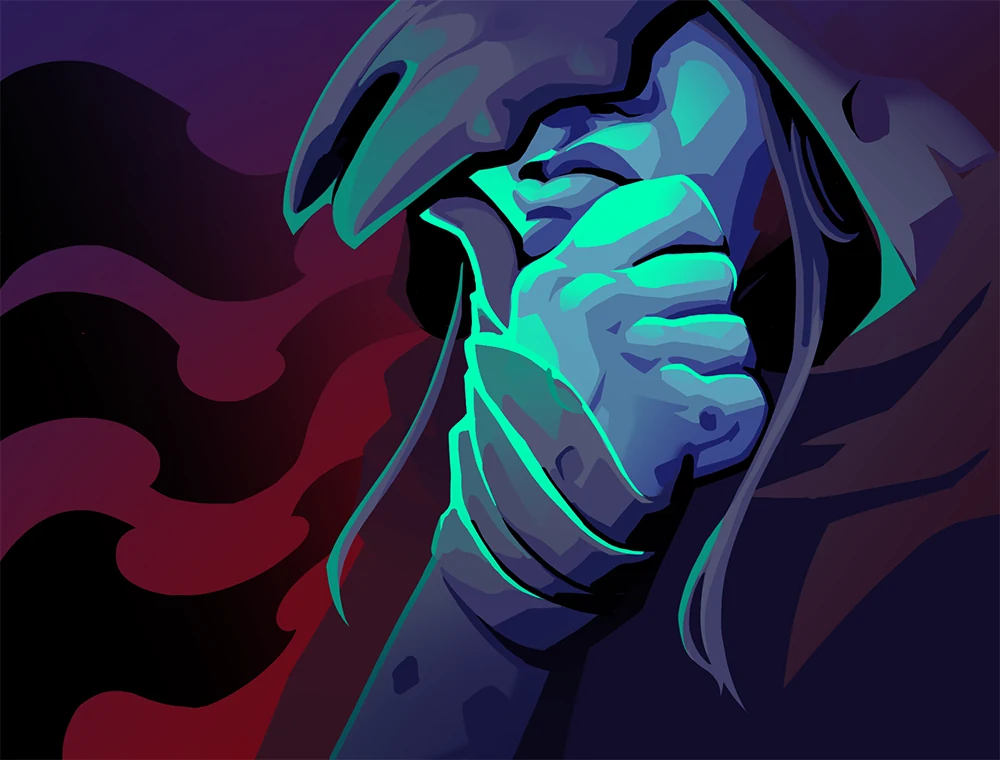 Doubt card art, Slay the Spire 2