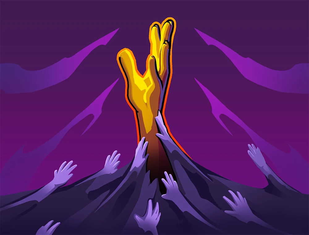Guilty card art, Slay the Spire 2