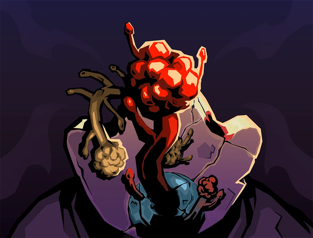 Spore Mind card art, Slay the Spire 2