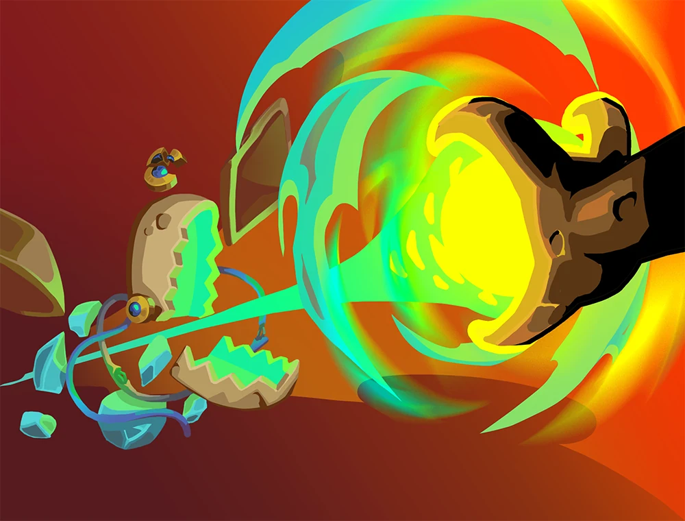 Compile Driver card art, Slay the Spire 2