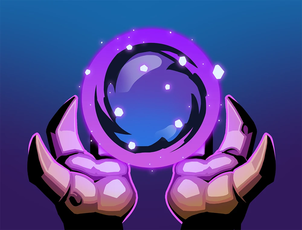 Darkness card art, Slay the Spire 2