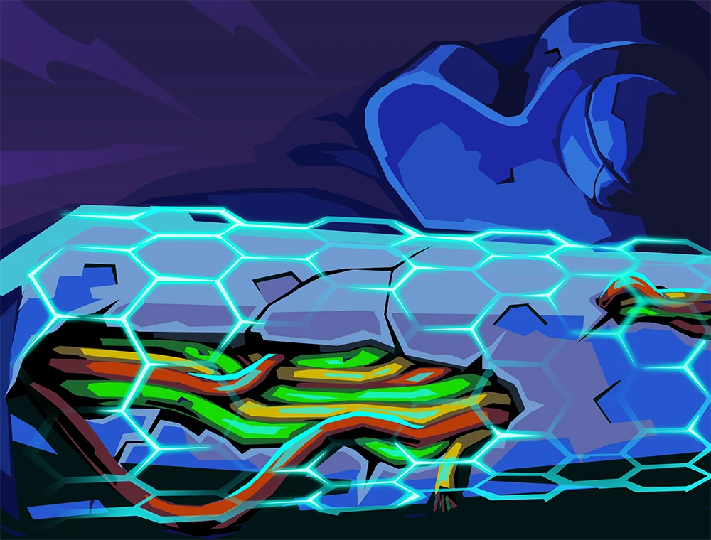 Fight Through card art, Slay the Spire 2