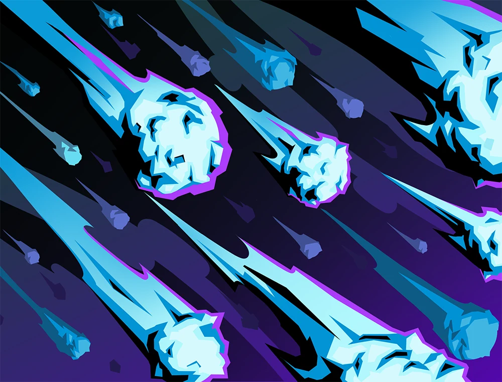 Hailstorm card art, Slay the Spire 2