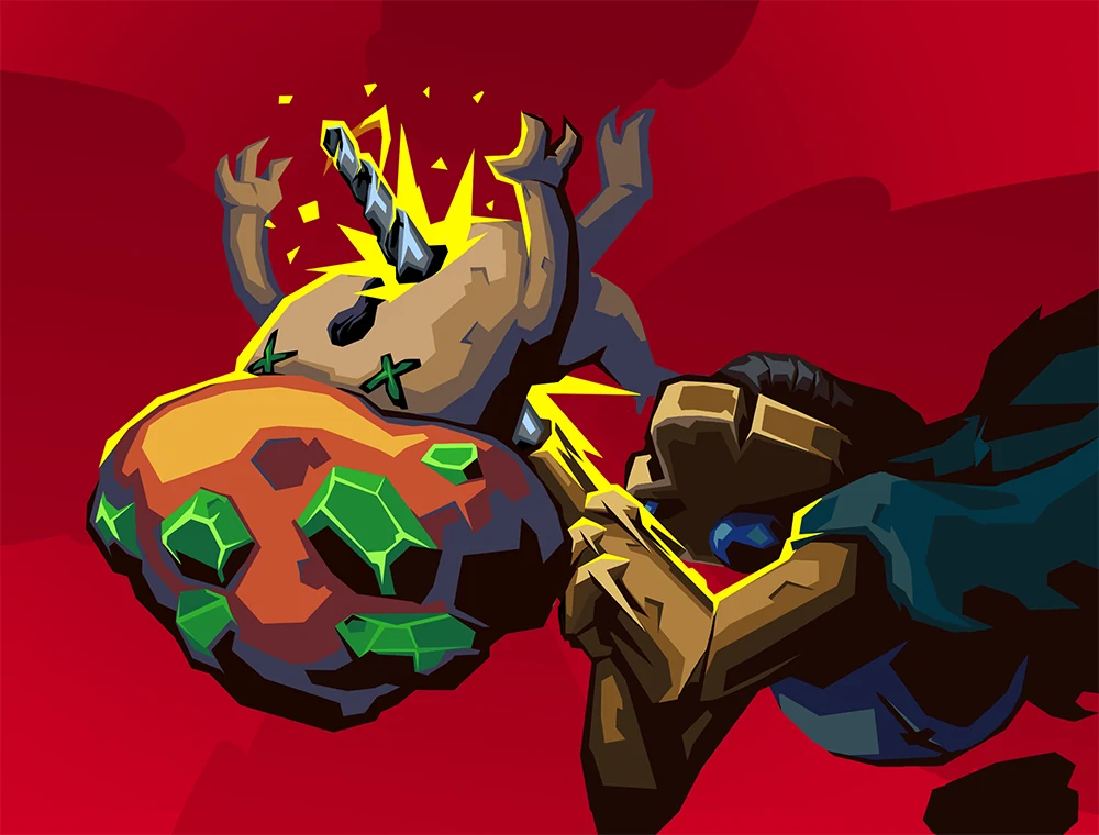Helix Drill card art, Slay the Spire 2