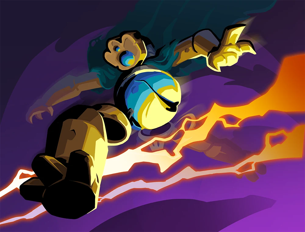 Leap card art, Slay the Spire 2