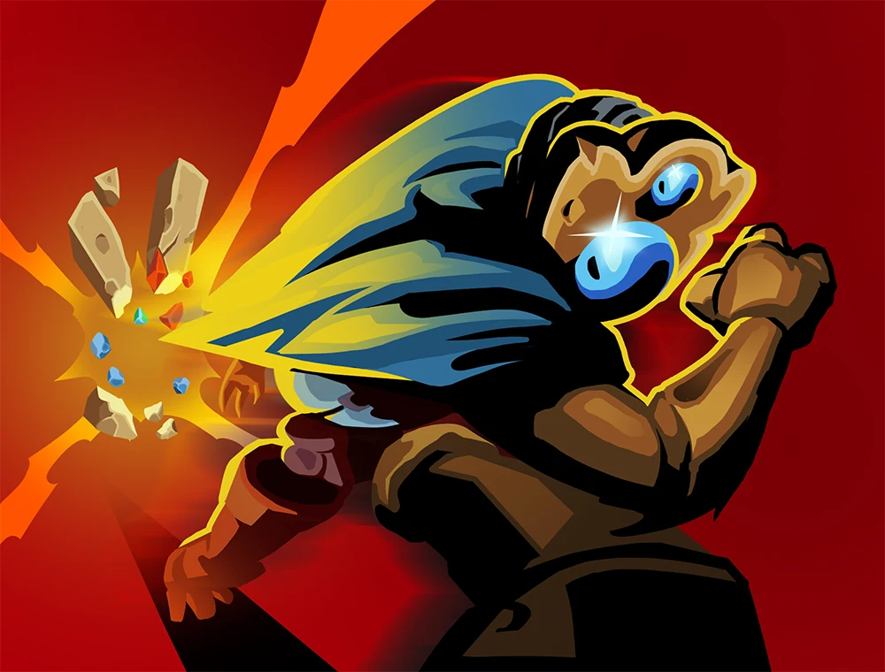 Momentum Strike card art, Slay the Spire 2