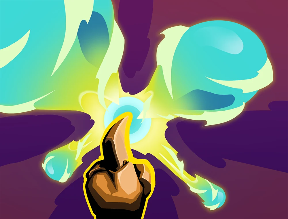 Multi-Cast card art, Slay the Spire 2