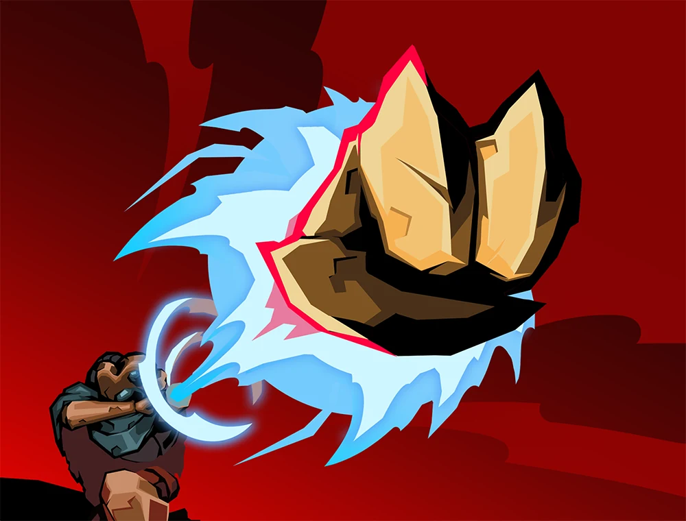 Rocket Punch card art, Slay the Spire 2
