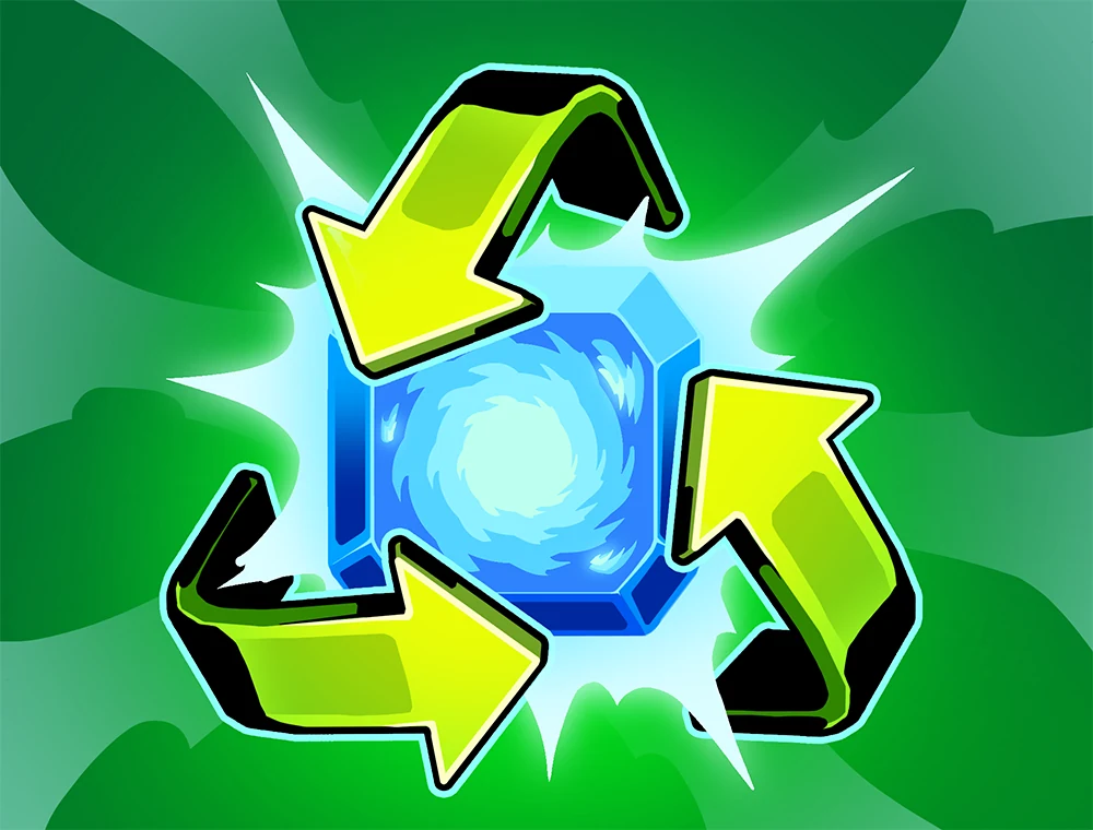 Scavenge card art, Slay the Spire 2