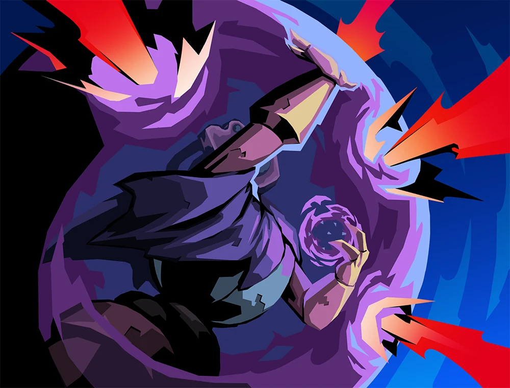 Shadow Shield card art, Slay the Spire 2