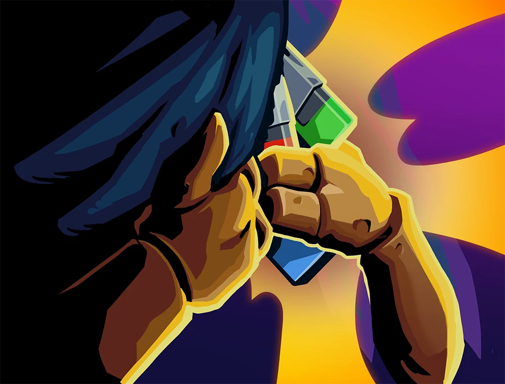 Skim card art, Slay the Spire 2
