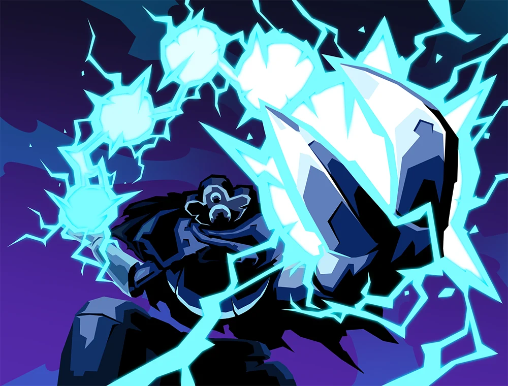 Voltaic card art, Slay the Spire 2