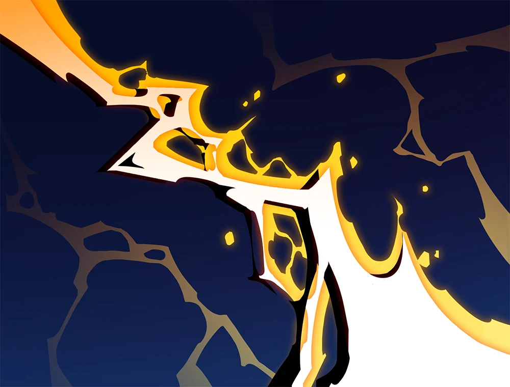 Zap card art, Slay the Spire 2