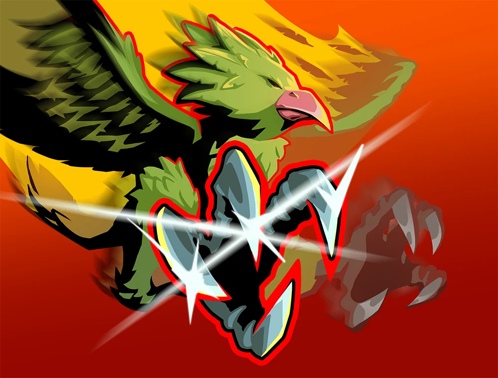 Byrd Swoop card art, Slay the Spire 2