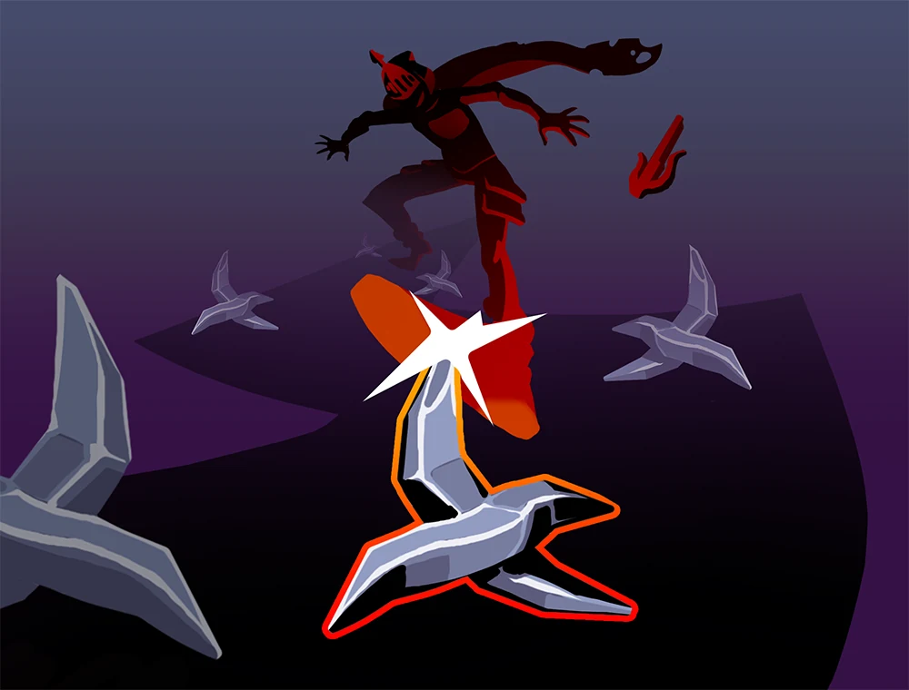 Caltrops card art, Slay the Spire 2