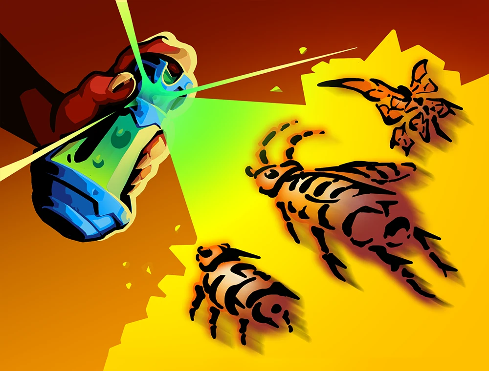 Exterminate card art, Slay the Spire 2