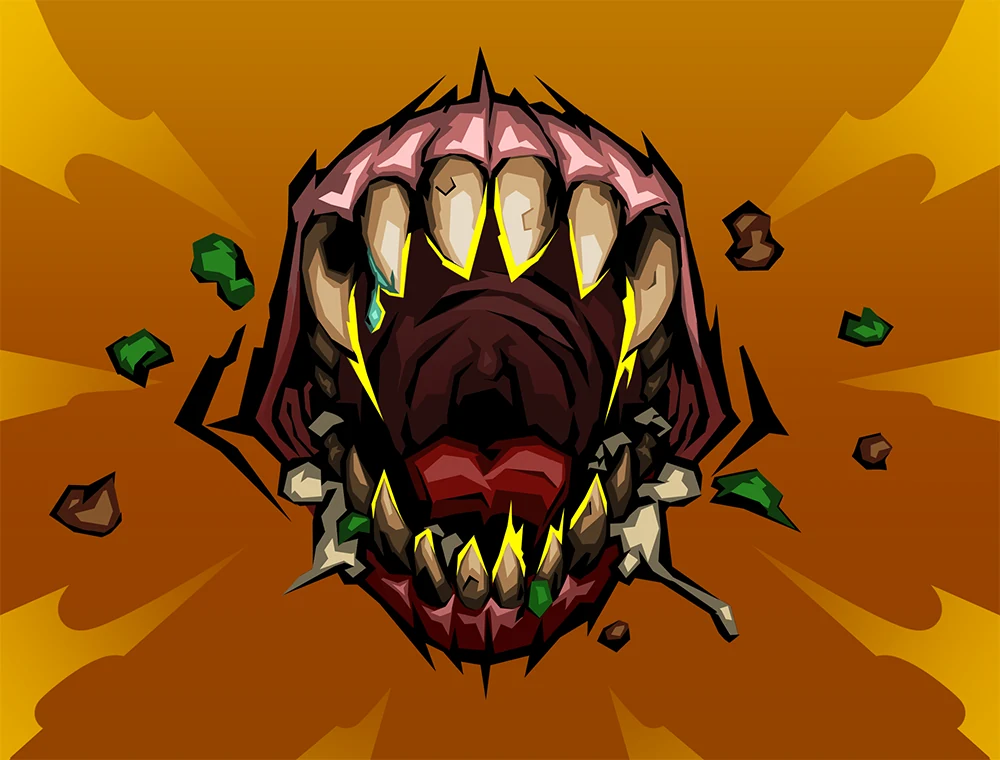 Feeding Frenzy card art, Slay the Spire 2