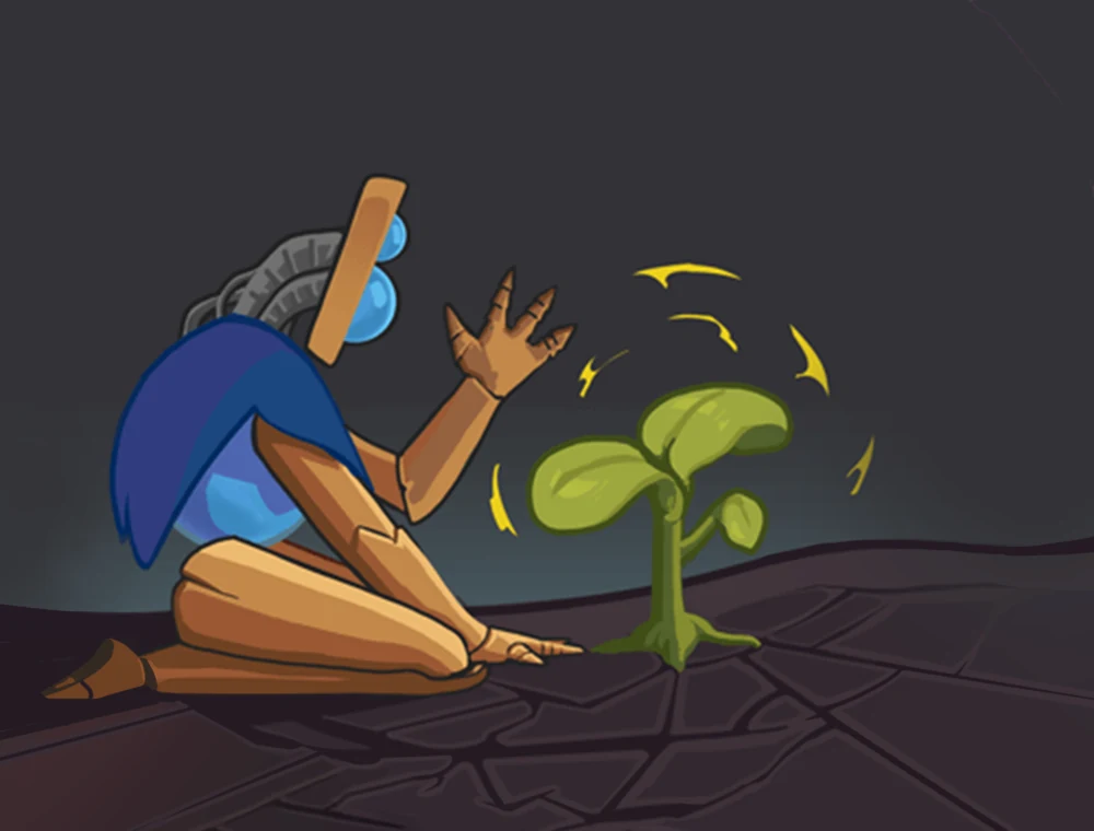 Hello World card art, Slay the Spire 2
