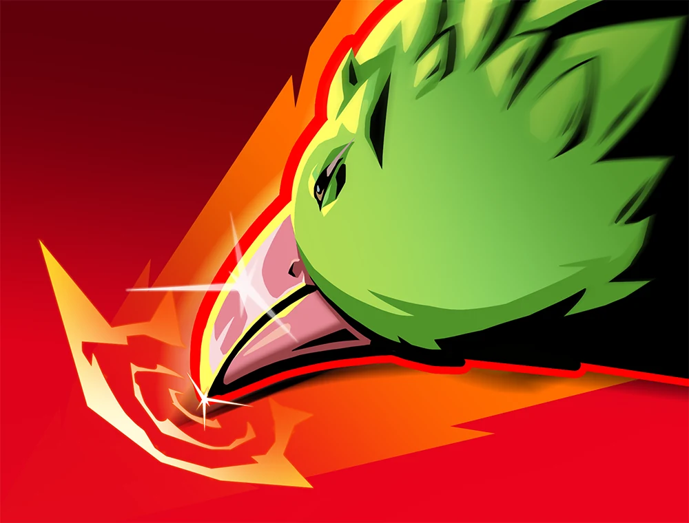 Peck card art, Slay the Spire 2