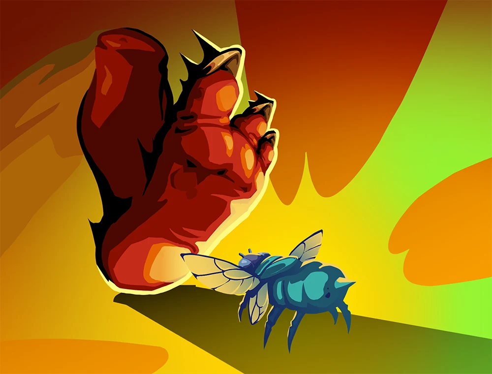 Squash card art, Slay the Spire 2