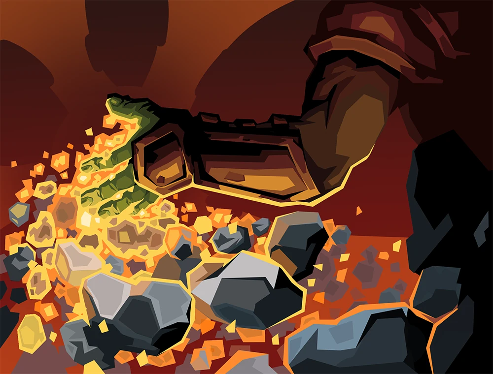 Ashen Strike card art, Slay the Spire 2