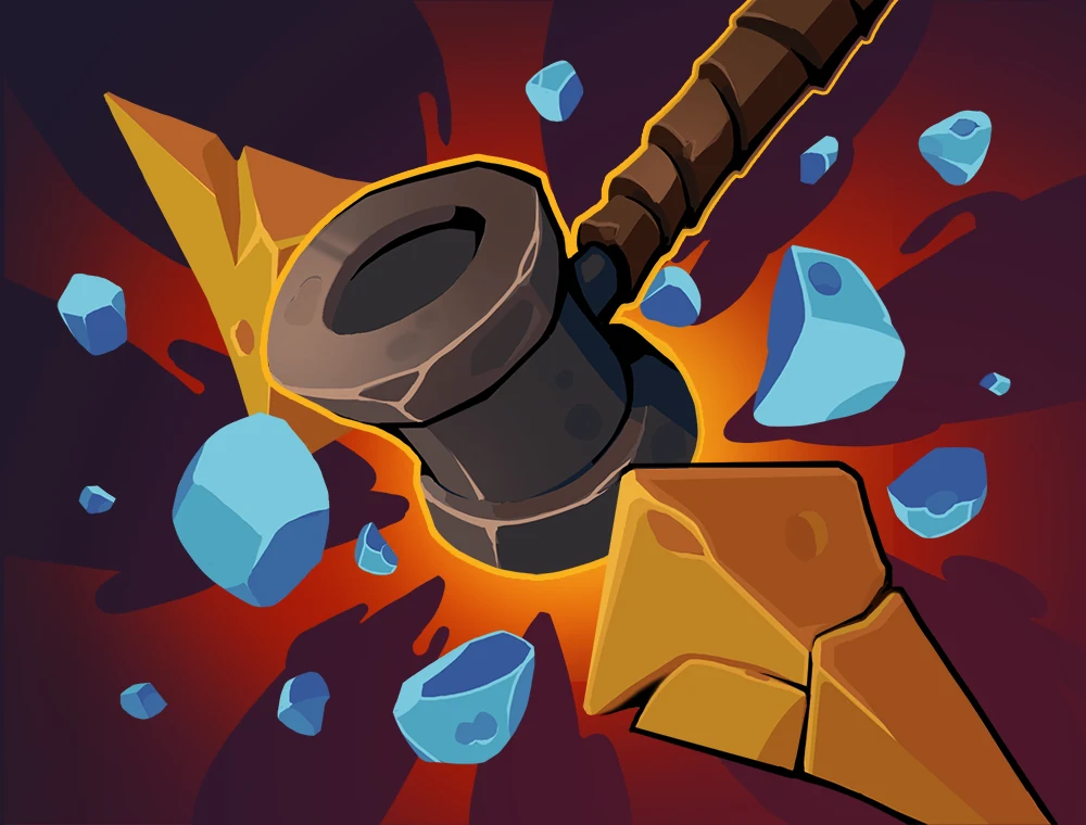 Bludgeon card art, Slay the Spire 2