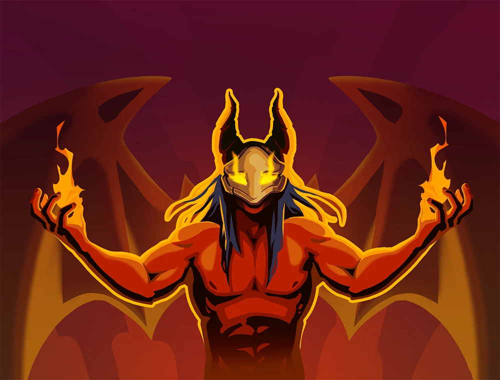 Demon Form card art, Slay the Spire 2