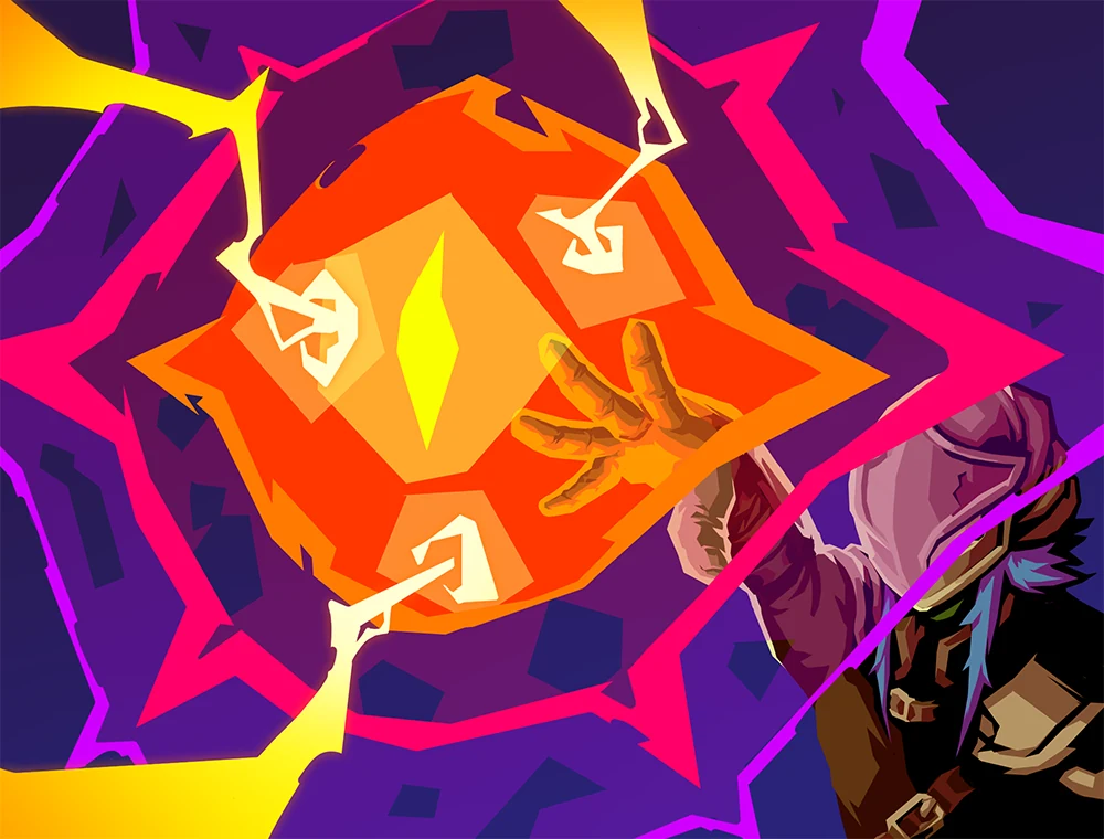Evil Eye card art, Slay the Spire 2