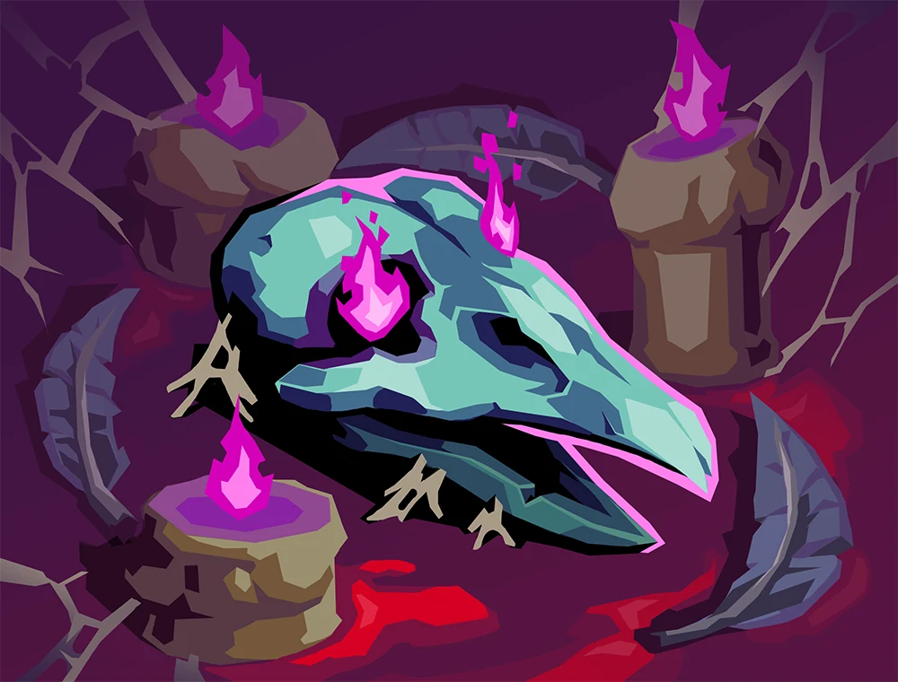 Forgotten Ritual card art, Slay the Spire 2