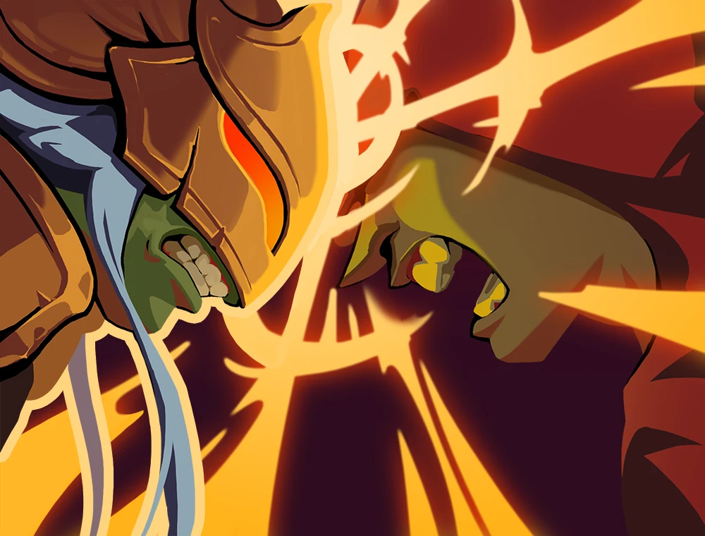 Headbutt card art, Slay the Spire 2