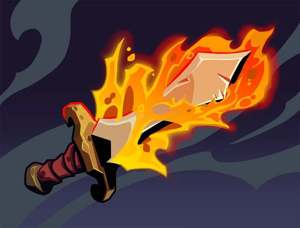 Inflame card art, Slay the Spire 2
