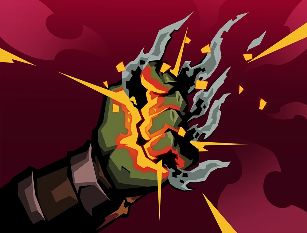 Pillage card art, Slay the Spire 2