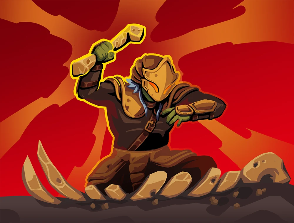 Primal Force card art, Slay the Spire 2