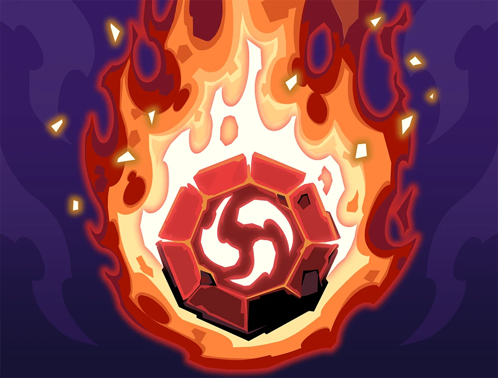 Pyre card art, Slay the Spire 2