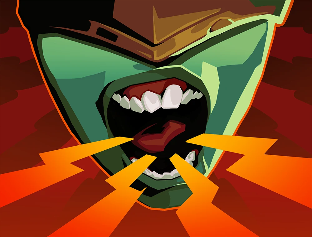 Rage card art, Slay the Spire 2