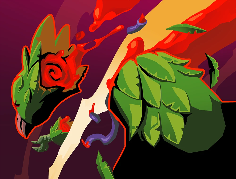 Rampage card art, Slay the Spire 2